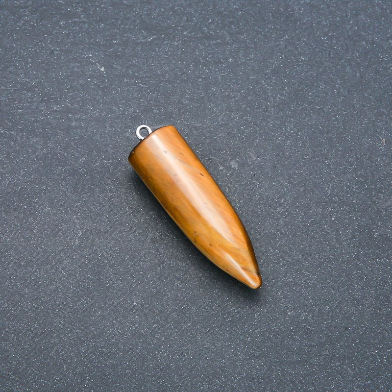 Pendulum Ball Pendant made of Tiger's Eye 13x40x45mm (+-)
