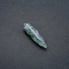 Pendulum Ball Pendant made of Moss Agate 13x40x45mm (+-)