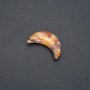Agate Stone Crescent Moon, 12x30x8mm (+/-), No Hole