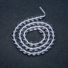Rock Crystal Stone Beads on a Strand, Smooth Round, Diameter 6mm, Length 38cm