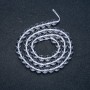 Rock Crystal Stone Beads on a Strand, Smooth Round, Diameter 6mm, Length 38cm