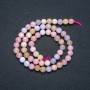 Morganite Stone Beads on a Strand, Smooth Round, Diameter 6mm, Length 38cm