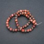 Leopard Jasper Stone Beads on a Strand, Smooth Round, Diameter 6mm+/-, Length 38cm+