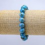 Imperial Jasper (Pressed) Smooth Bead Bracelet on Elastic Band, Diameter 12mm+/-, Length 18cm+
