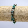 Chrysocolla Chip Bracelet on Elastic Band, Diameter 10mm, Length 18cm
