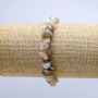 Botswana Agate Chip Bracelet on Elastic Band, Diameter 10mm, Length 18cm