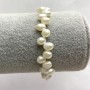 Baroque Pearl "Butterfly" Bracelet on Elastic, Diameter 6-7mm (+/-), Length 18cm