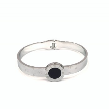 Xuping Rhodium Bracelet, thickness 8mm +/-, diameter 63x54cm +