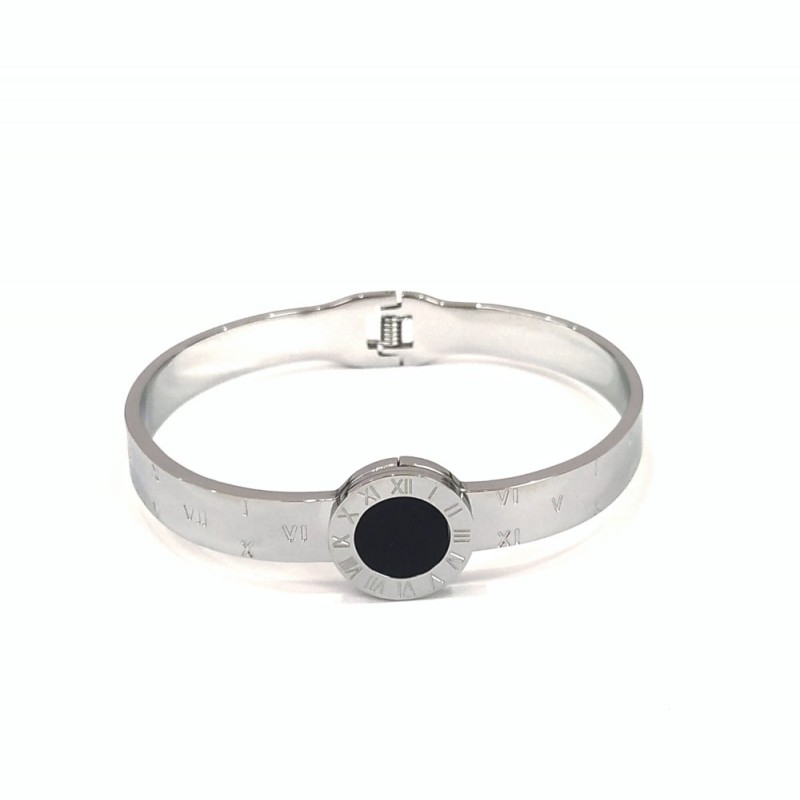 Xuping Rhodium Bracelet, thickness 8mm +/-, diameter 63x54cm +