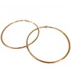 Xuping Hoop Earrings 18K Gold Plated, Thickness 2mm+/-, Diameter 70mm+
