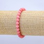 Elastic Bracelet Tourmaline Smooth Bead, Diameter 6mm+-, Length 18cm+