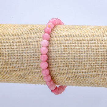Elastic Bracelet Tourmaline (Imitation) Smooth Bead, Diameter 6mm+-, Length 18cm+
