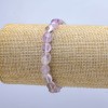 Natural Amethyst Tumbled Stone Bracelet on Elastic, Diameter 8x10(+-)mm, Length 18cm+