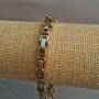 Xuping Bracelet 18K Gold Plating and Rhodium, Length 20cm, Thickness 6.6mm+