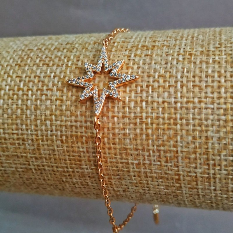 Xuping Bracelet 18K Gold Plated with White Rhinestones, length 18-20cm, thickness 2mm+