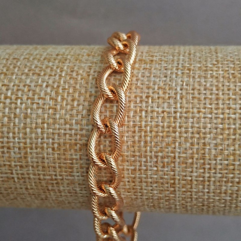 Xuping Bracelet 18K Gold Plated, length 19cm, thickness 8.5mm+