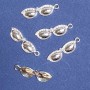 Findings Glasses Pendant for Costume Jewelry 32x9mm pack of 5