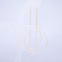 Xuping Earrings 18K Gold Plated, diameter 45mm, length 19cm +