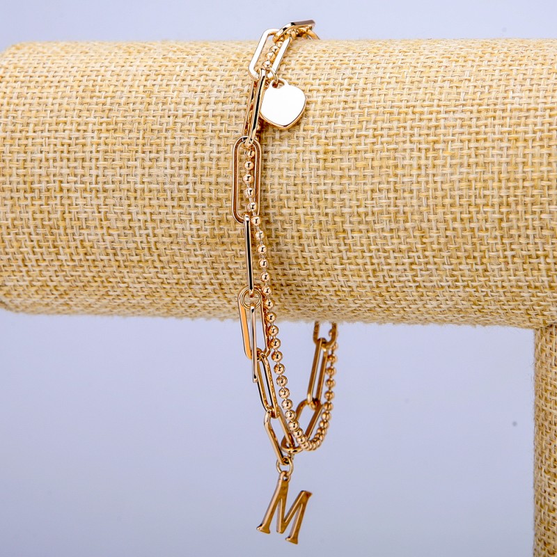 Xuping Bracelet 18K Gold Plated, thickness 5mm+-, length 17-21cm+