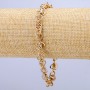 Xuping Bracelet, 18K Gold Plated, Thickness 7mm+/-, Length 19-22cm+