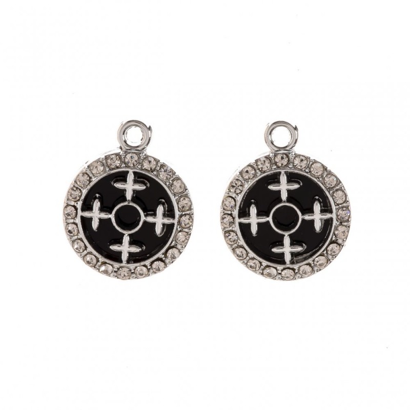 Pendant Finding, Length 24mm, d1-19.5mm, d2mm, Price per 1 pc