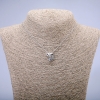 Xuping Chain with "Chameleon" Pendant and White Crystal Rhodium, thickness 1.3mm + -, length 38cm +