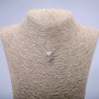 Xuping Chain with "Chameleon" Pendant and White Crystal Rhodium, thickness 1.3mm + -, length 38cm +