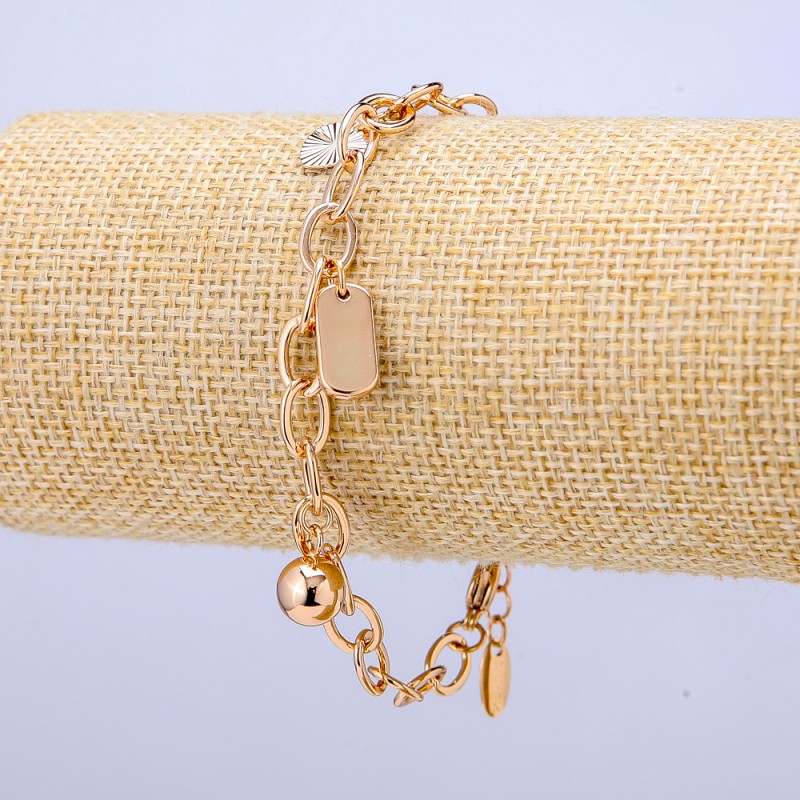 Xuping Bracelet 18K Gold Plated, thickness 6.5mm+/-, length 17-20cm+