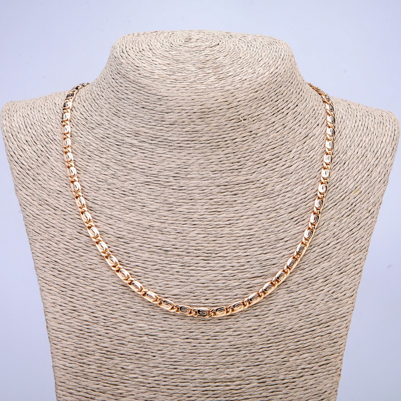 Xuping Chain 18K Gold Plated, thickness 4.5mm+/-, length 48cm+