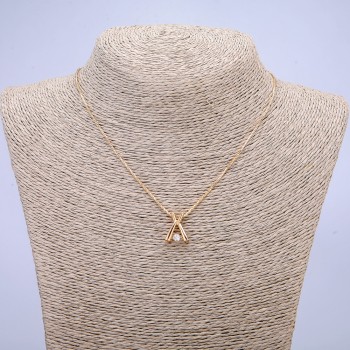 Xuping Chain 18K Gold Plated with Pendant, thickness 1.2mm+/-, length 44cm+