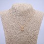 Xuping Chain 18K Gold Plated with Pendant, thickness 1.2mm+/-, length 44cm+
