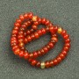 Beads on String Natural Carnelian Smooth Rondelle, diameter 8x5mm+/-, length 40cm+