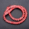 Beads on String Natural Chalcedony Smooth Rondelle, diameter 8x5mm+/-, length 40cm+