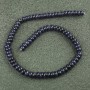 Aventurine Blue Sand Night of Cairo (Synthetic) Beads on a Thread, Smooth Rondelle, Diameter 8x5mm +/-, Length 40cm +