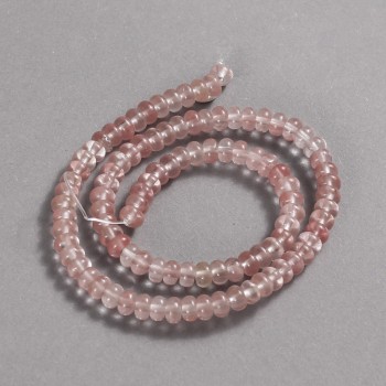 Chalcedony Beads on a Thread, Diameter 6x4mm +/-, Length 39cm +