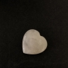 Souvenir Heart Stone Made of Natural Rose Quartz, Diameter 25x25x7mm+