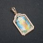 Xuping Pendant 18K Gold-Plated Icon, diameter 38x20mm +