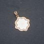 Xuping 18K Gold-Plated Pendant, 34x25mm diameter +