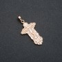 Xuping Pendant 18K Gold Plated Cross, 35x18mm +