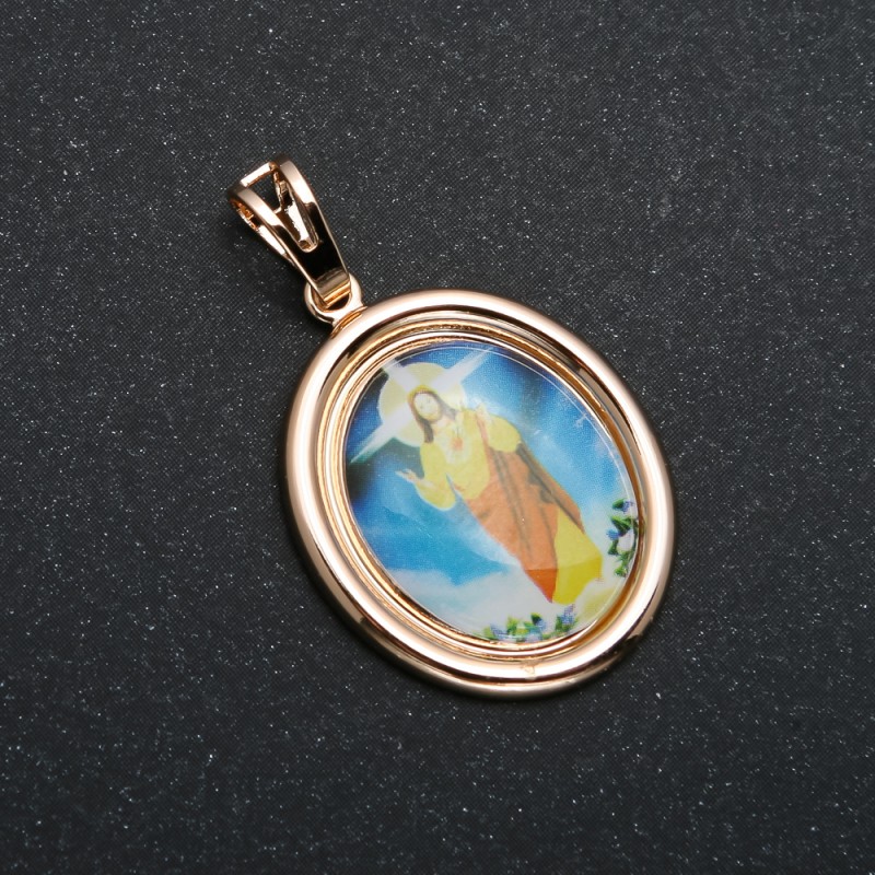 Xuping Pendant 18K Gold Plated Icon, 33x20mm +