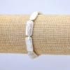 Baroque Pearl Stretch Bracelet, 9x21mm+-, Length 18cm+