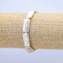 Baroque Pearl Stretch Bracelet, 9x21mm+-, Length 18cm+