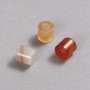 Pandora Bead Natural Carnelian Stone 9x9mm, hole diameter 3.5mm +