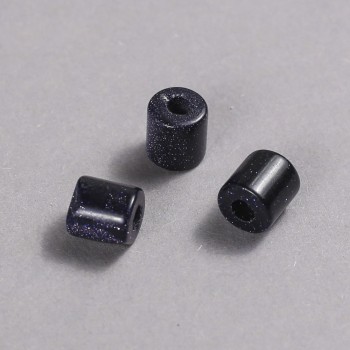 Pandora Bead Aventurine Blue Sand Cairo Night 9x9mm, hole diameter 3.5mm +