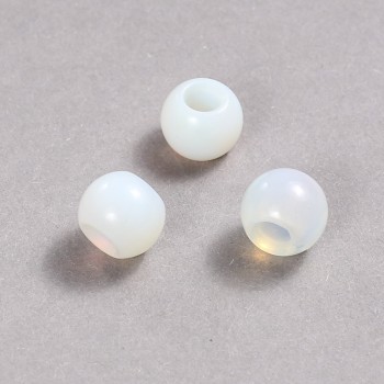 Pandora Bead Moonstone 14x12mm + -, hole diameter 5.5mm +