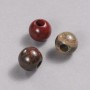 Pandora Bead Natural Stone Red Jasper 14x12mm + -, hole diameter 5.5mm +