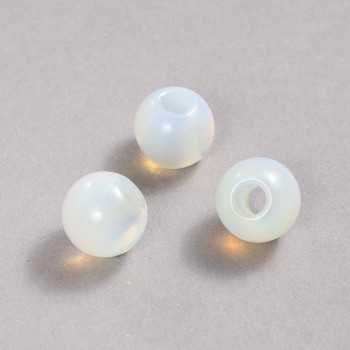 Pandora Bead Moonstone 16x14mm + -, hole diameter 5.5mm +