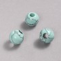 Pandora Bead Turquoise 16x14mm + -, hole diameter 5.5mm +