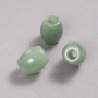Pandora Bead Natural Stone Jade 16.5x15.5mm + -, hole diameter 5.5mm +
