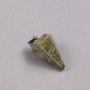 Pendulum Pendant made of Natural Unakite Jasper Stone 14x22x30mm+